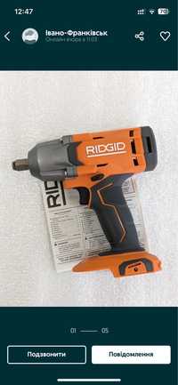 Ridgid (AEG) R86215 18V Гайковерт 542/677H 1/2" 3 швидкості