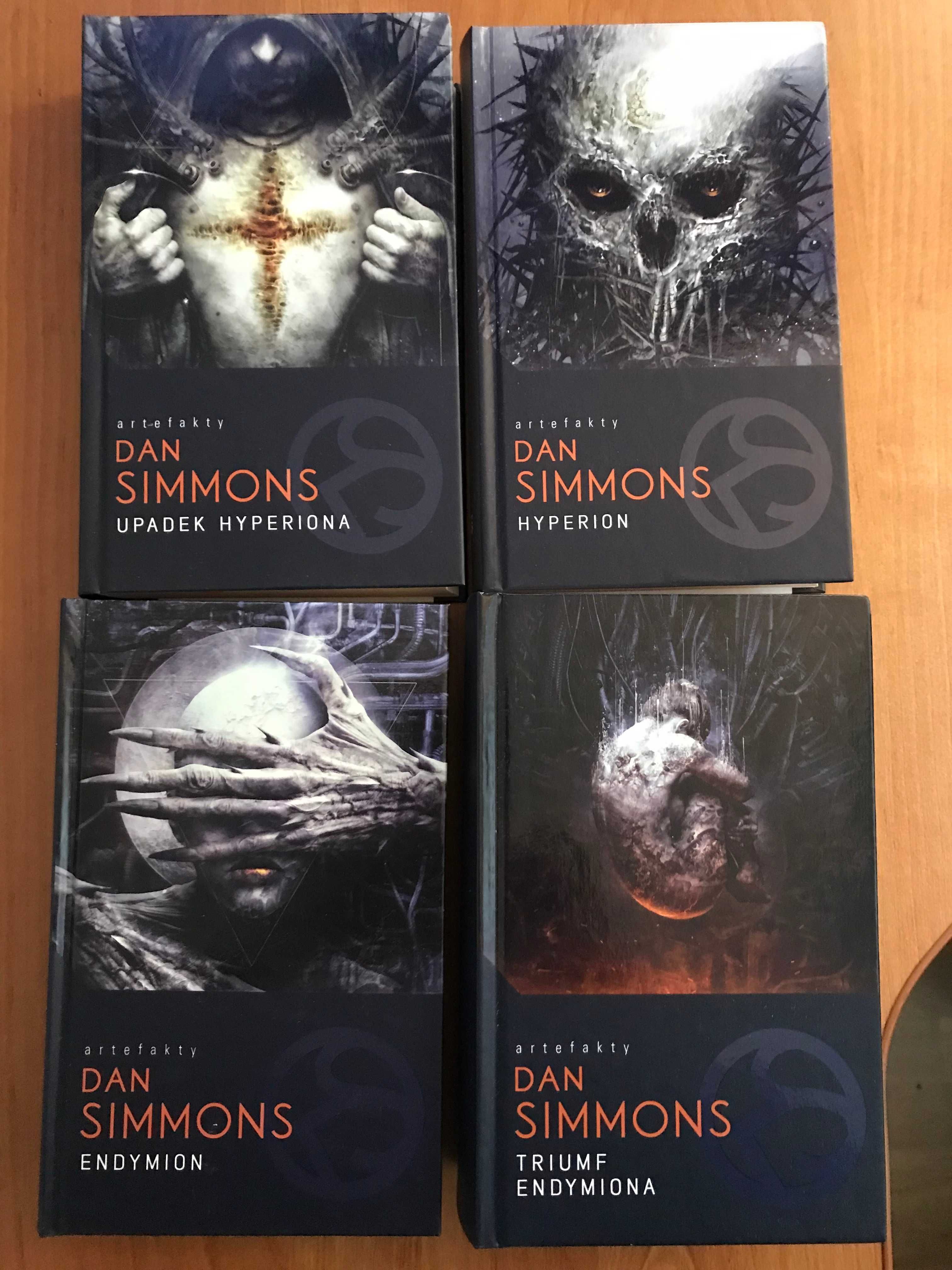/Artefakty 7 8 14 15/ Cykl Hyperion x4 Dan Simmons Upadek Hyperiona