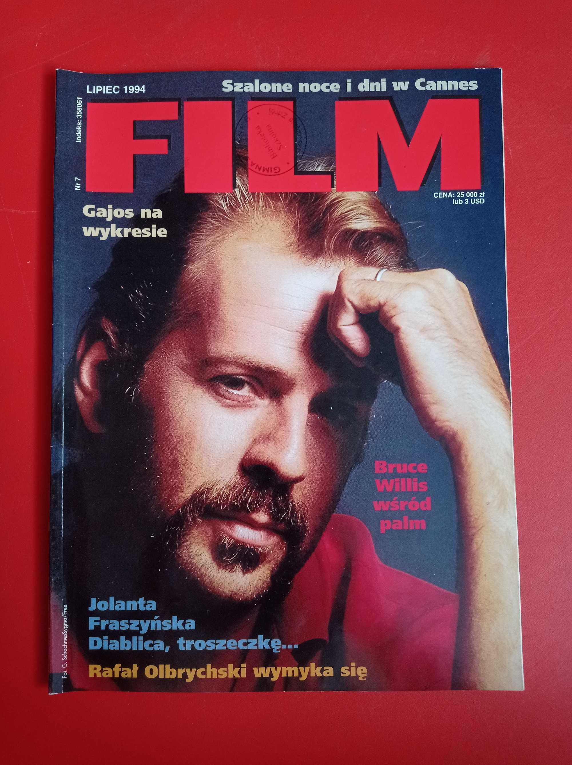 FILM nr 7, lipiec 1994, okładka: Bruce Willis