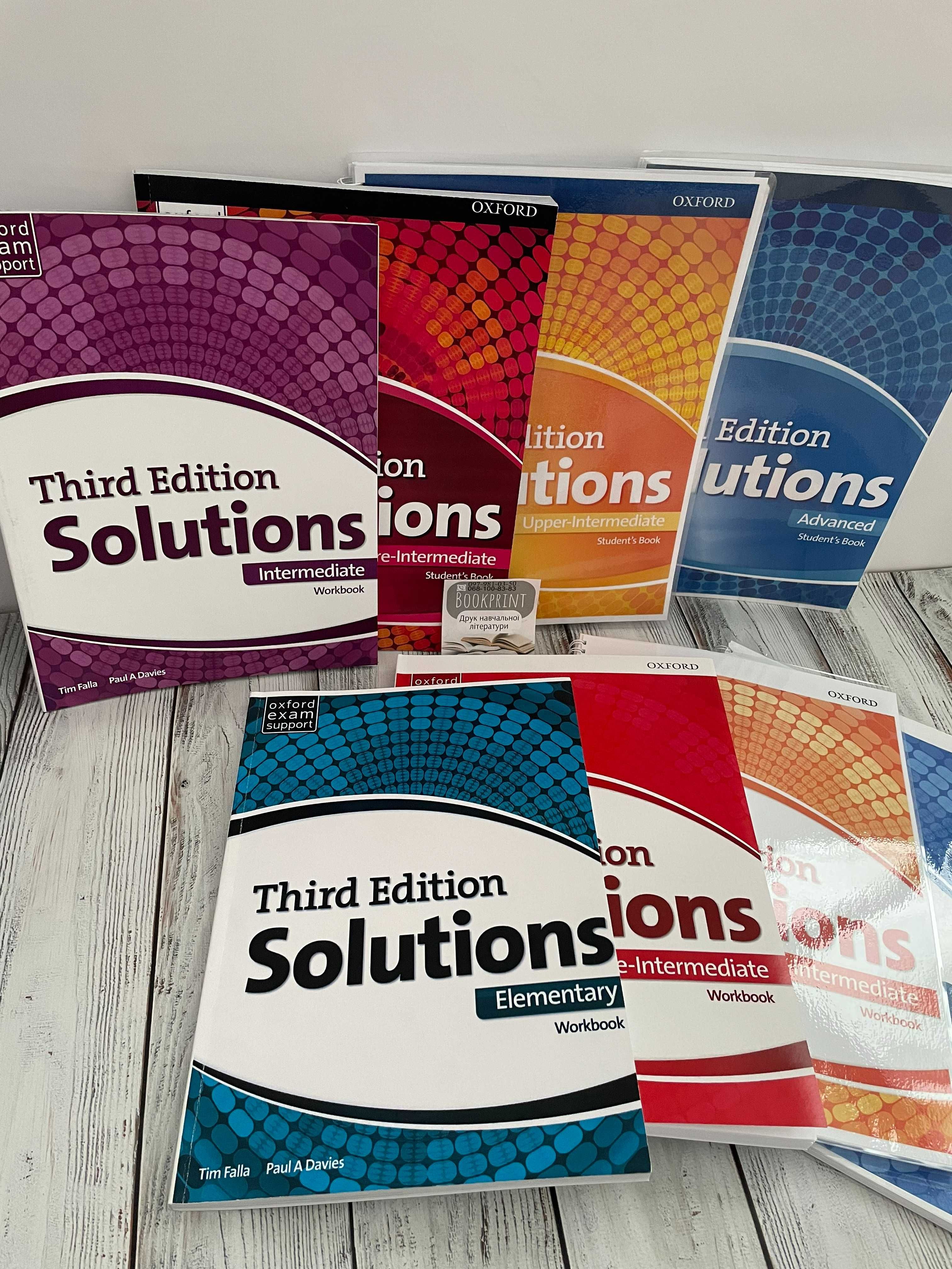 Solutions 3rd edition БУДЬ-ЯКИЙ РІВЕНЬ книга+зошит+АУДІО