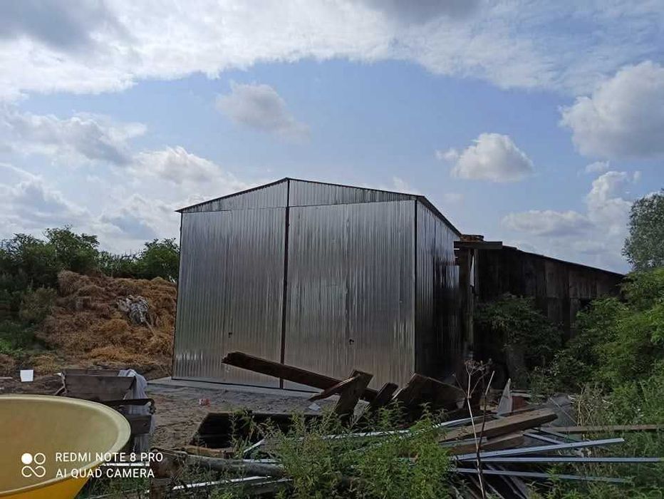 Garaż blaszak 6x5,8 Magazyn Producent Garaż blaszany 6x6 5x7 6x8 12x6