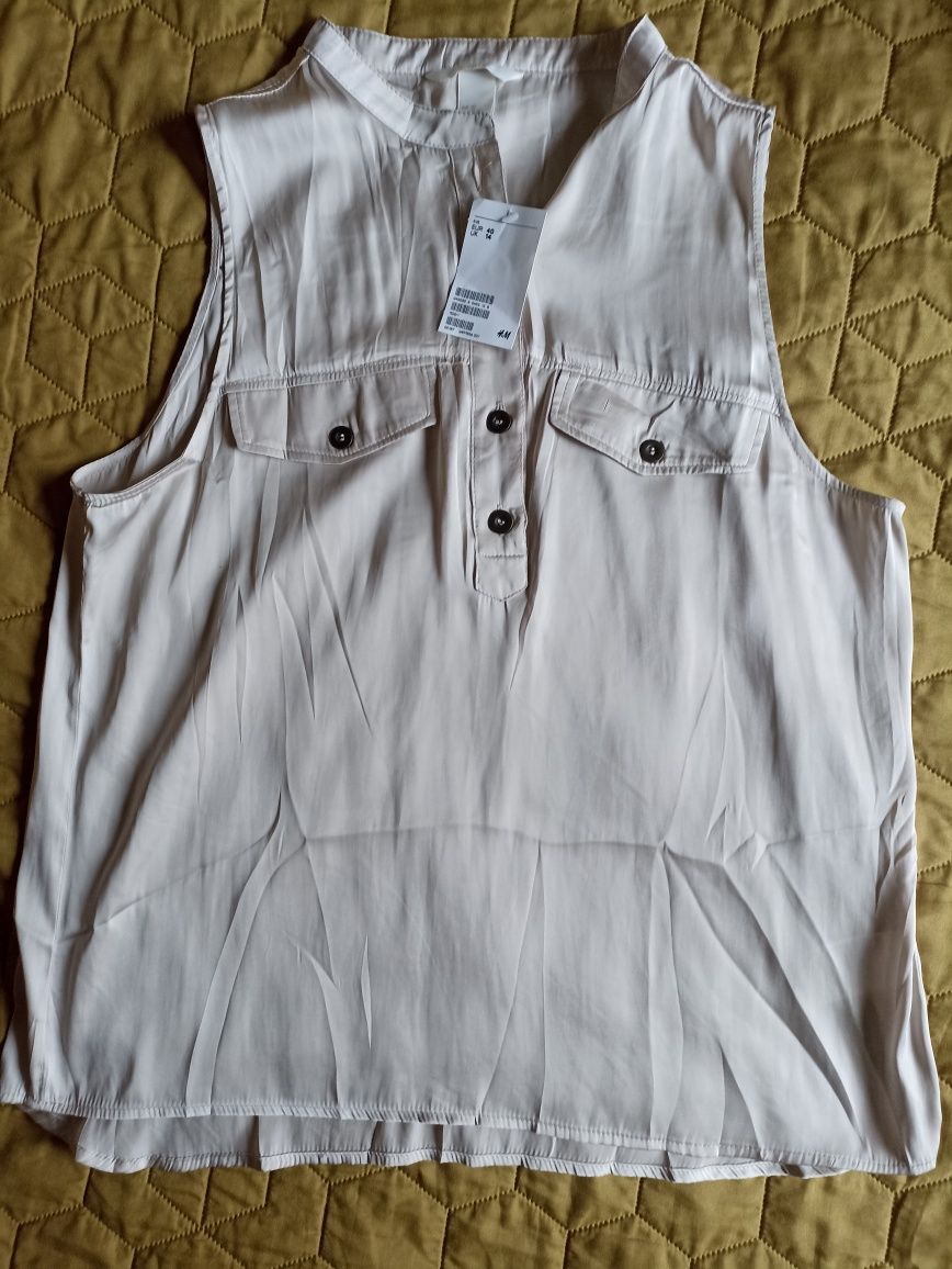 Elegancki top koszula bluzka H&M r 40