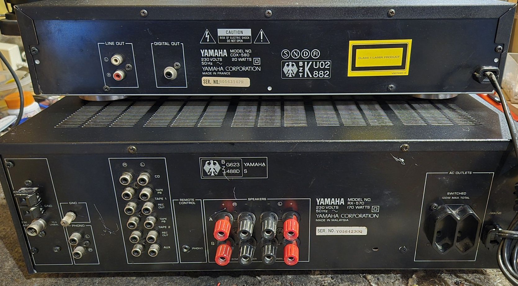 Amplituner Yamaha RX-570+ CD CDX-580