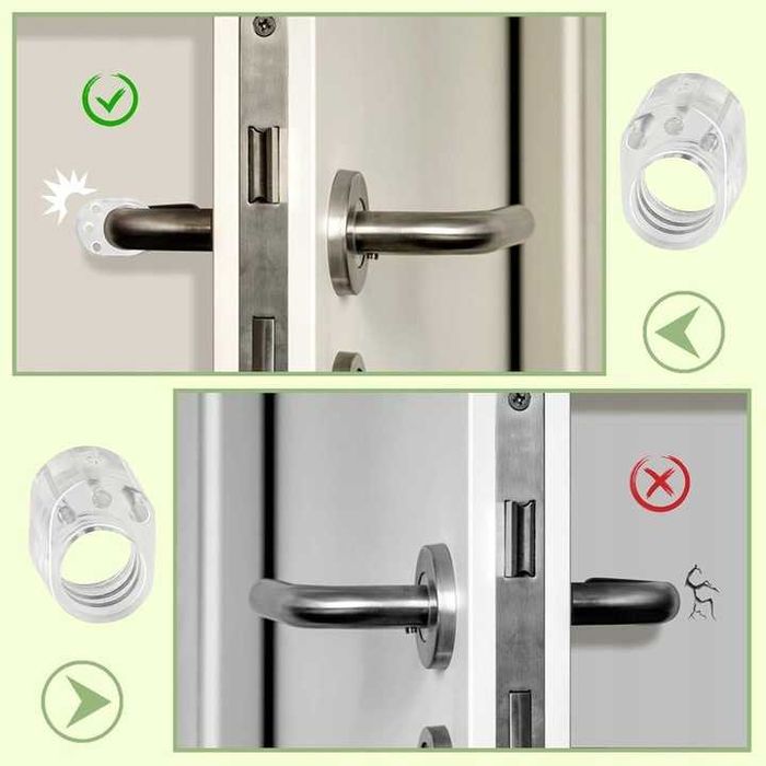 70 zestawów po 12 sztuk stoperów do klamek, odbojnik – ochrona ścian