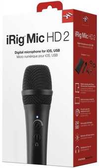 Микрофон IK MULTIMEDIA IRig Mic HD 2 (подходит для IPHONE. Новый)