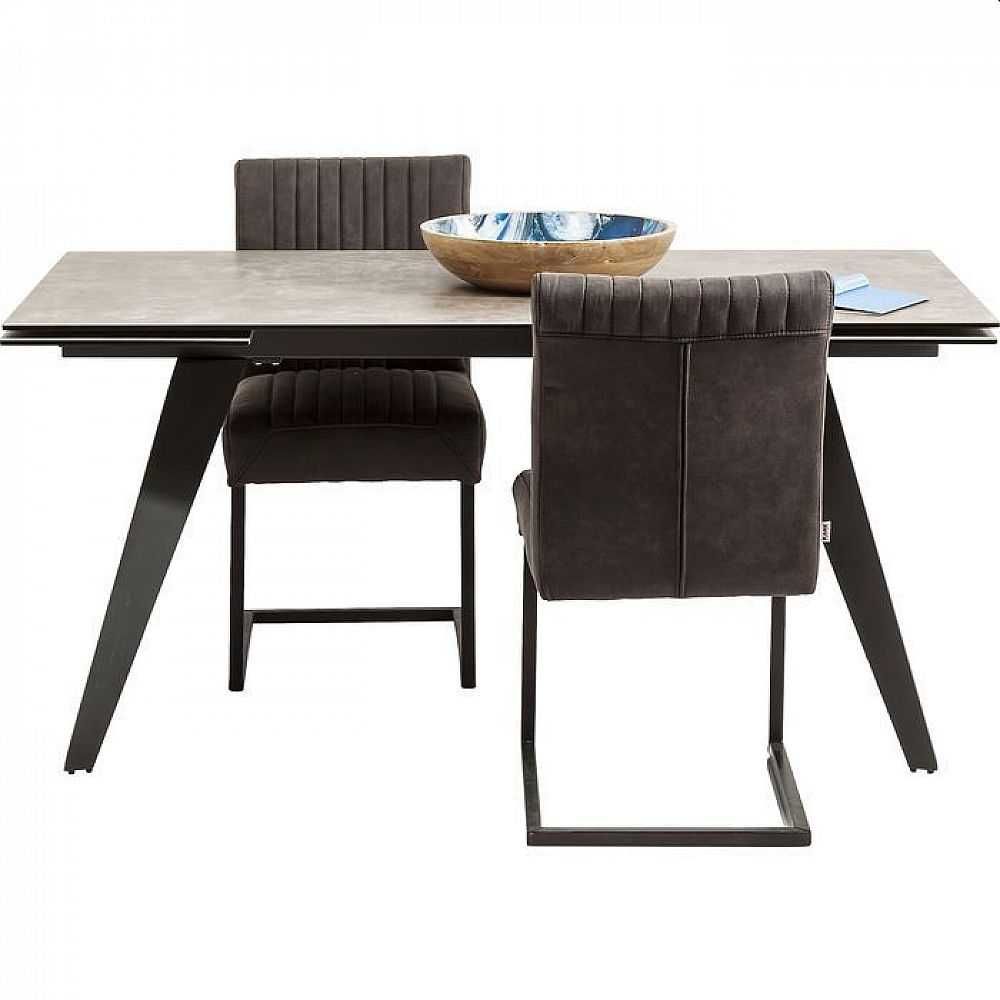 Kare Design Amsterdam rozkładany stół z blatem ze szkła ceramicznego