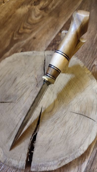 Кованый нож "Корсар", сталь 65г в обкладках 40х13.