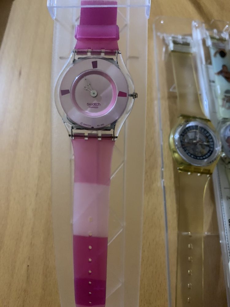 Relógios Swatch e Fossil