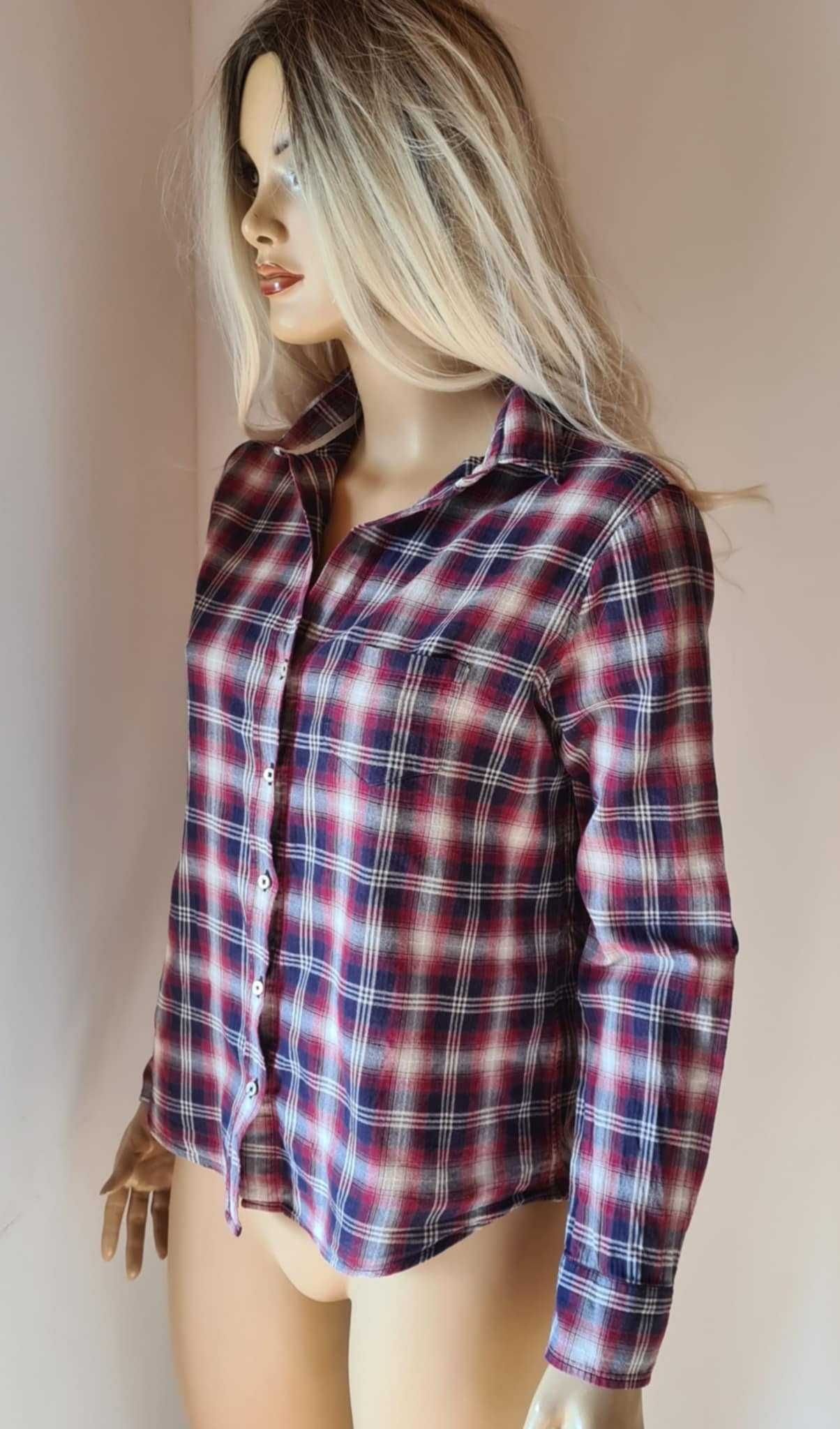 Massimo Dutti koszula damska styl country w  kratkę 40 L