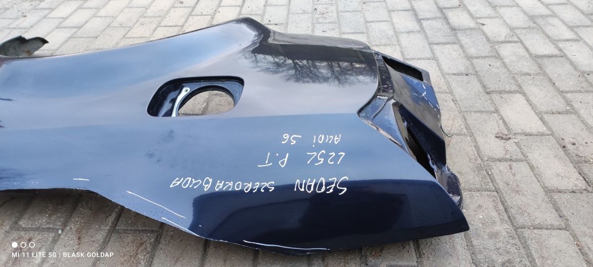 Błotnik Prawy Tył LZ5L Audi S6 Sedan Szeroka Buda Blask Gołdap