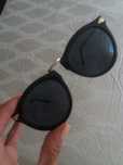 okulary kocie oczy sunglasses okrągłe złote zdobienia hit brylove