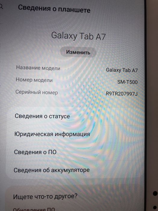Планшетшет samsung galaxy Tab-A7 , sm T-500