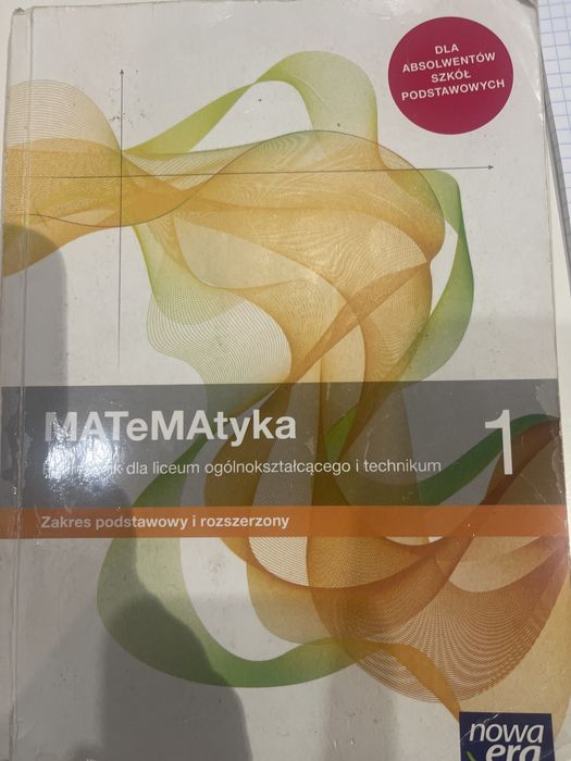 Matematyka podstawowa i rozszerzona 1 liceum technikum
