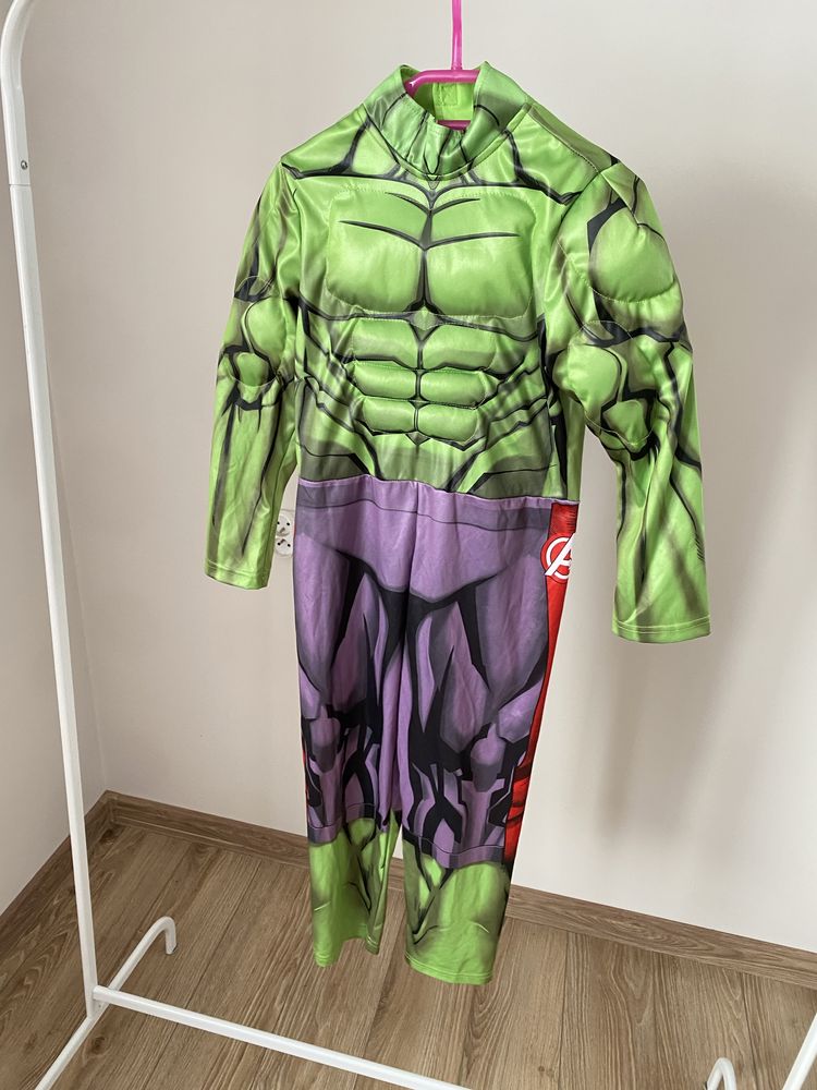 Strój przebranie na bal przebierańców Disney Hulk 5-6 lat