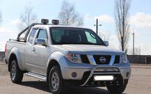 Кенгурятник Nissan Navara пороги защита бампера дуги в кузов