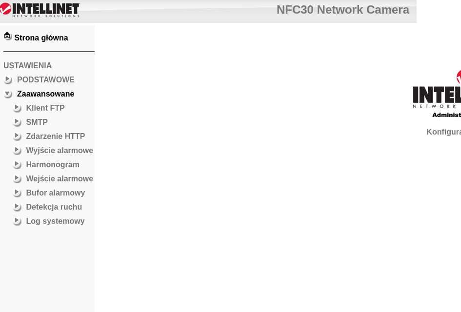 Kamera IP Intellinet NFC30 oryginalne pudełko