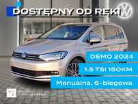 Volkswagen Touran Highline 1.5 150 KM man 17'' 5os. LED Top Hak Panorama Ergo OD RĘKI