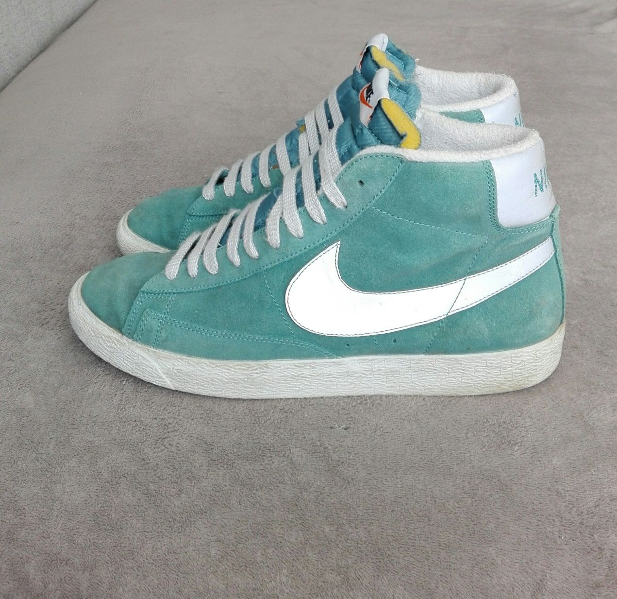 Nike blazer oryginalne wysokie buty sportowe adidasy odblaskowe 45
