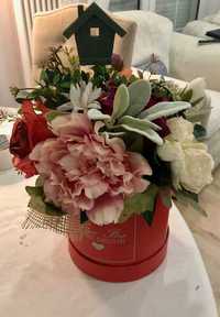 Flower Box Kwiaty  pudełko Wiosna    Dzień Matki   CUDO