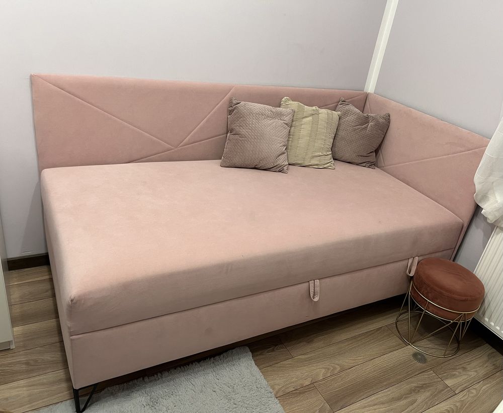 Łóżko / sofa welurowa