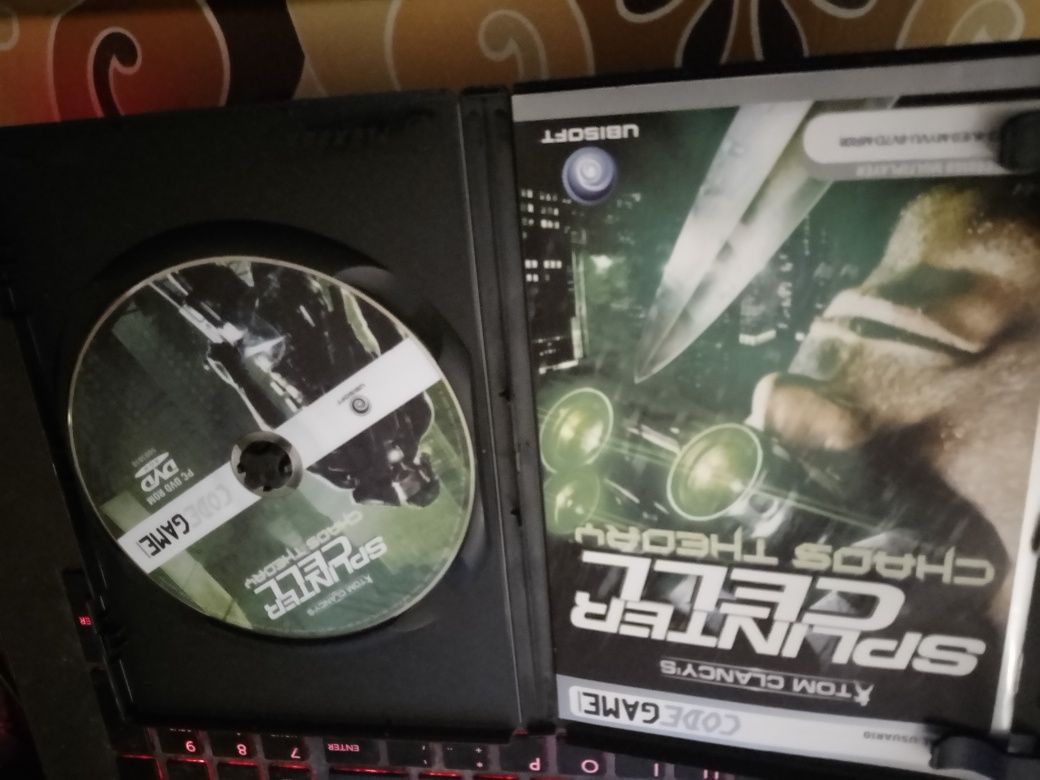Video jogos- PC-DVD-ROM-Code Games-Splinter cell-5E-Farcy2-5E.Desde 2E