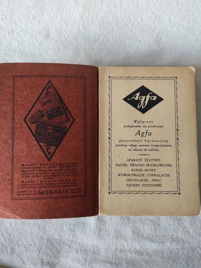 Bardzo stara książka podręcznik fotografii 1928 rok zabytek antyk