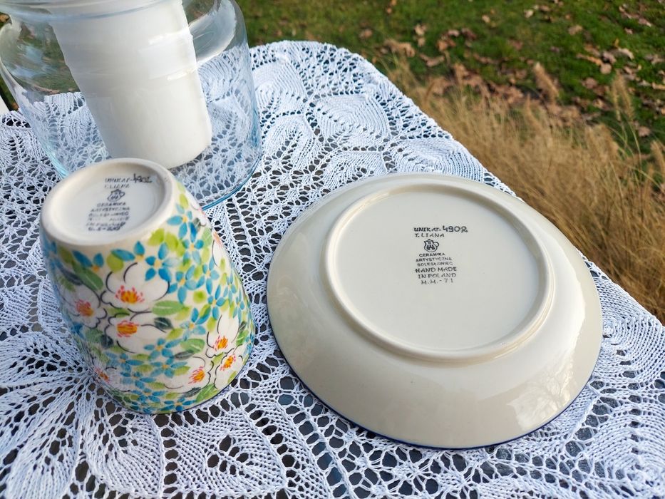 Bolesławiec zestaw unikat