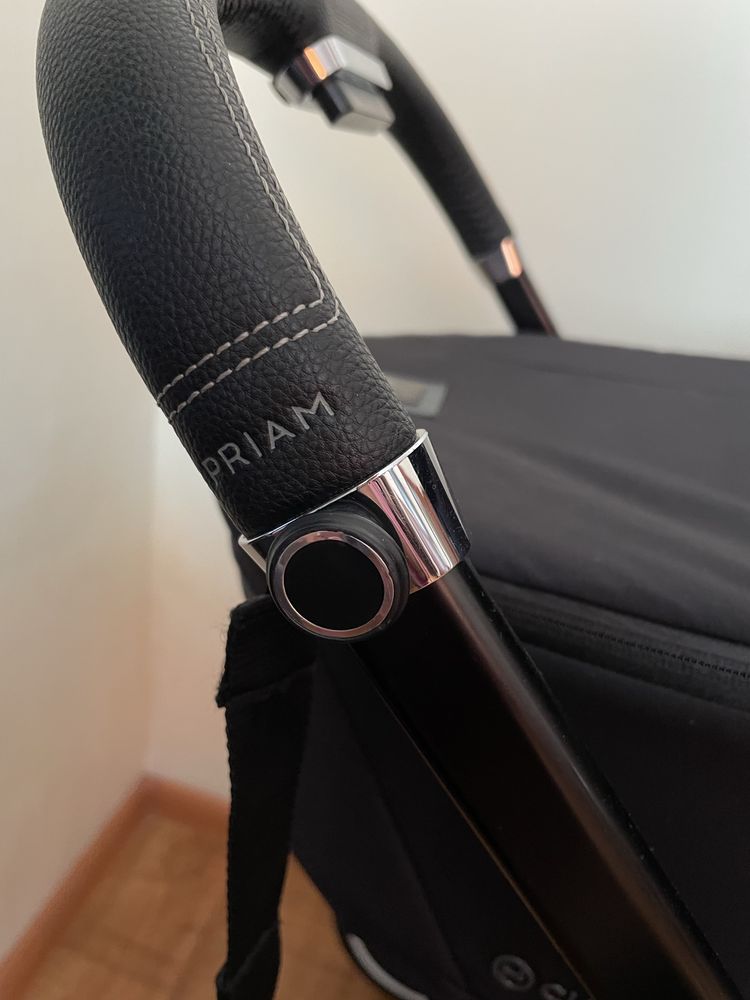Коляска Cybex priam 4.0 sepia black chrome black