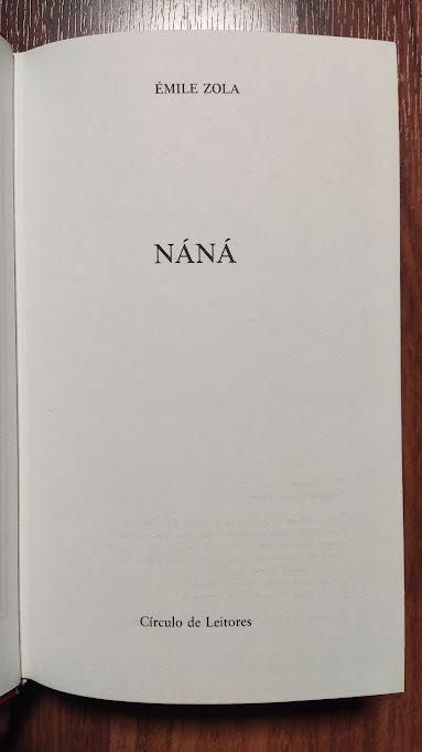 "Náná" de Émile Zola (Clássicos da Literatura Universal)