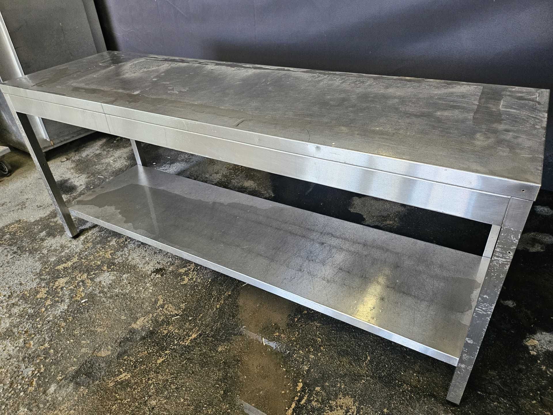 Bancada de trabalho em inox