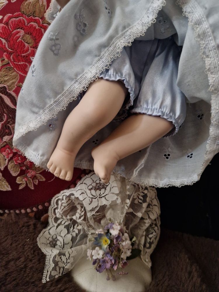 Lalka porcelanowa - wiosenny anioł. REZERWACA