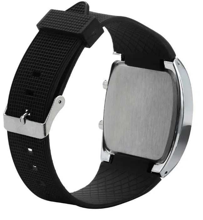 Relógio desportivo tip velocímetro homem criança elegante moda LED NOV