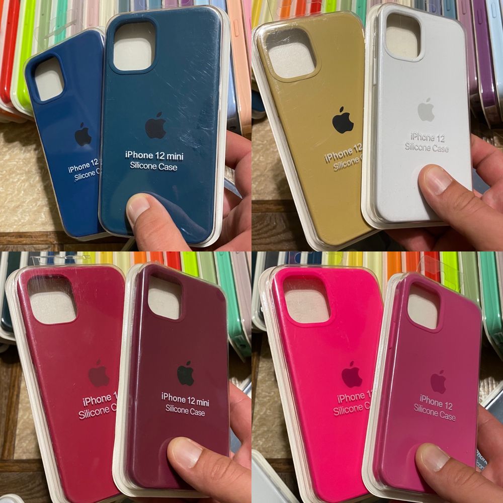 Чехол iphone 12 mini silicon case чехлы айфон 12 мини микрофибра силик