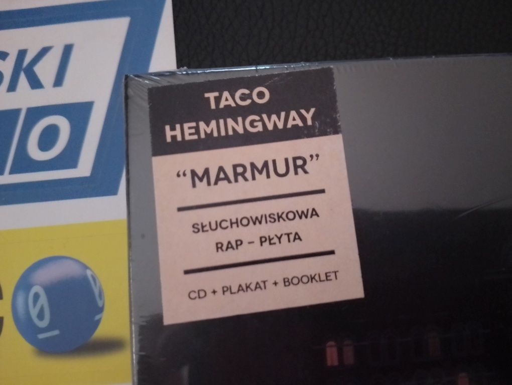 (nowa) 1press Taco Hemingway - Marmur CD + wlepy.
