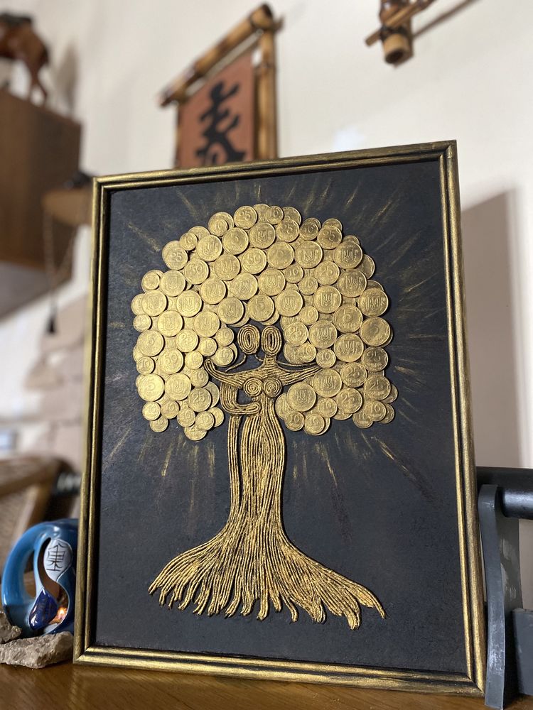 Картина грошове дерево панно подарунок