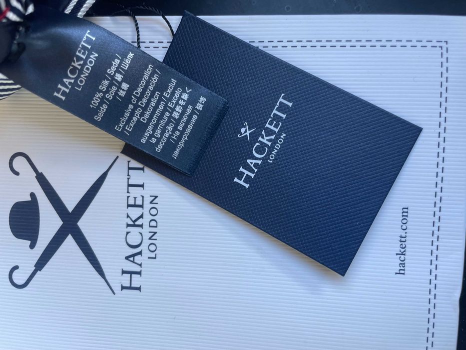 GRAVATA HACKET - CLÁSSICA NOVA / EMBALADA / COM ETIQUETA