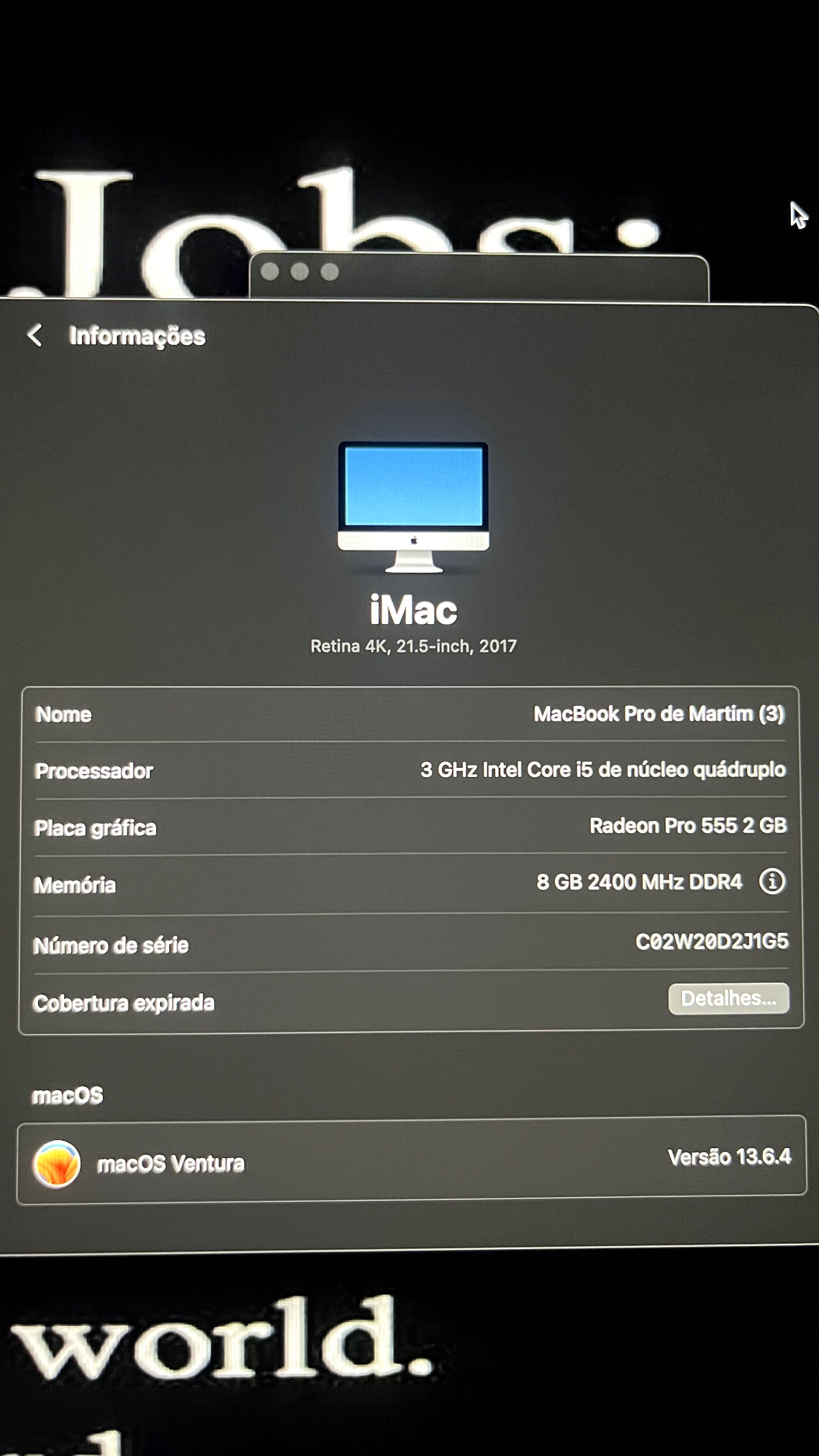 iMac 21,5 4K 2017 (1 TB SSD)