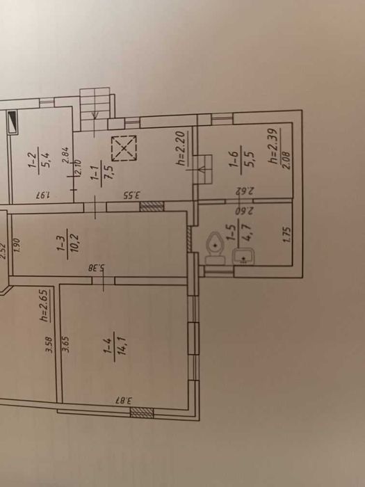 Продам будинок в центрі м.Суми. Р-н вул. Петропавлівська. А/О, ремонт.