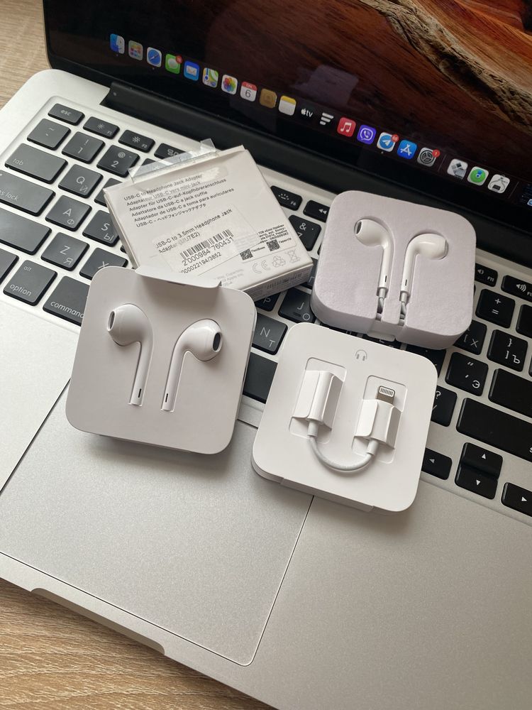 Original Apple EarPods lightning/3.5 jack до iphone/ipad