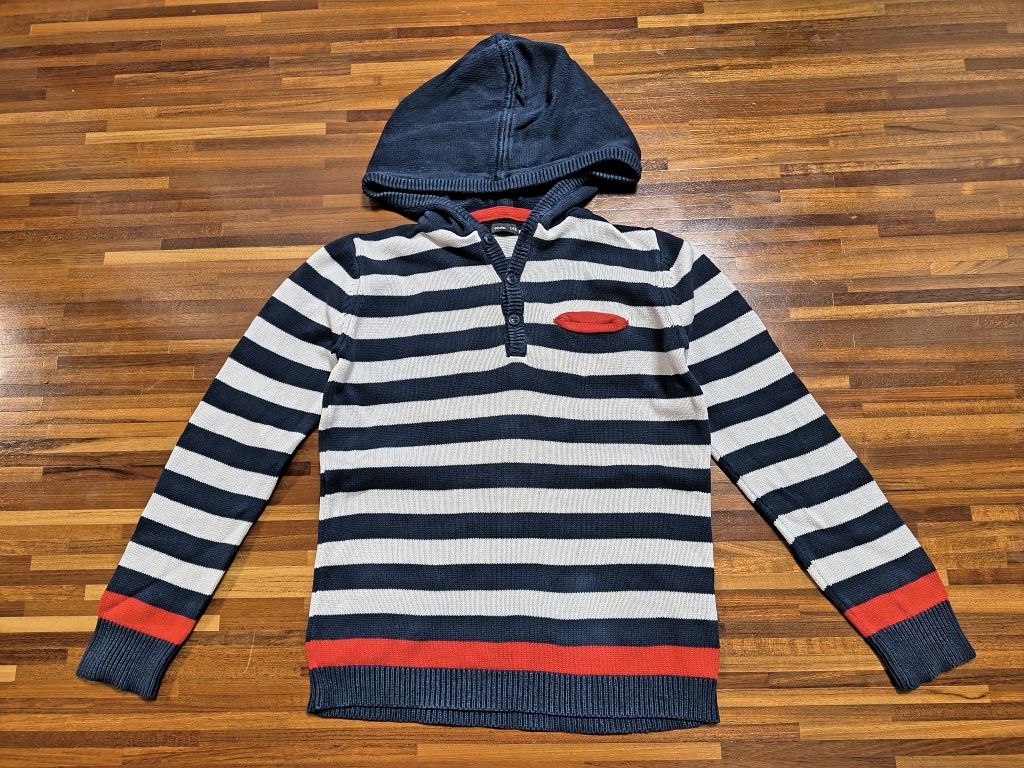 2x sweter dla chłopca 140 146 Endo C&A ubranka zestaw