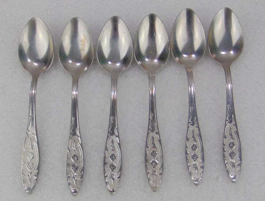 Radzieckie Sztućce, Łyżeczki нерж - 6 szt.