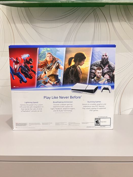 Sony PS5 Slim Blu-Ray Edition 1TB Video Game Console - White