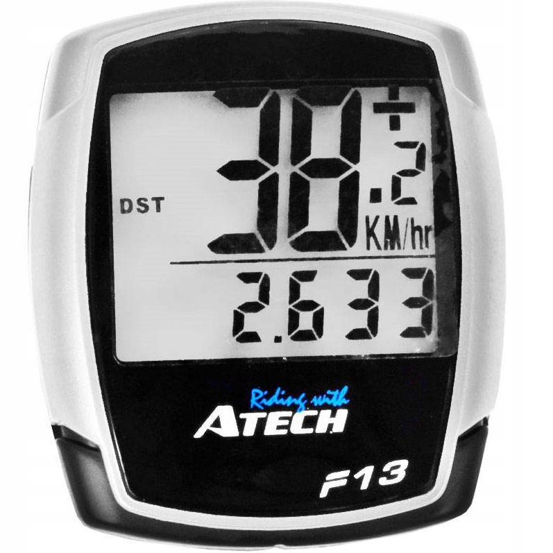Atech TU13 13 funkcji licznik rowerowy przewodowy