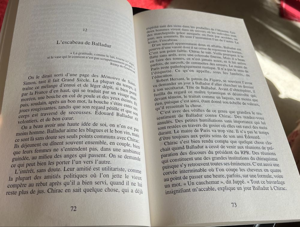 Livro em francês La tragedie du President