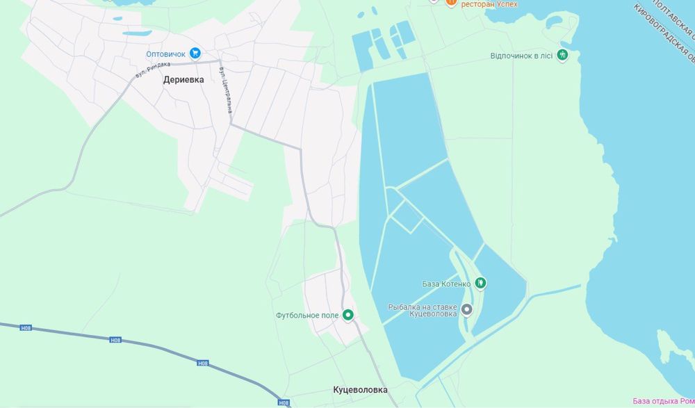 Продаж рибного господарства 504га в с. Куцеволівка