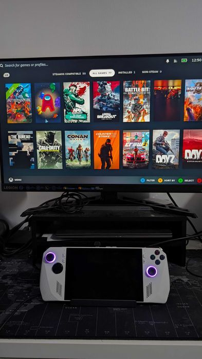 ROG Ally Z1 Extreme (Bazzite/SteamOS) + Docking Station JSAUX