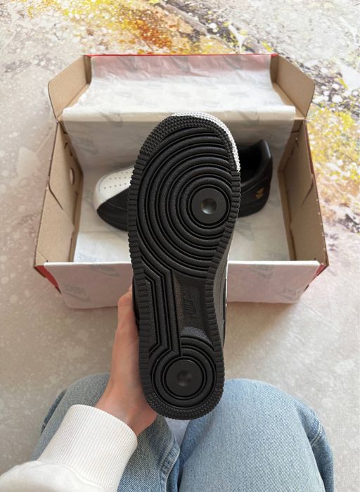 Кросівки Nike Air Force 1 Anniversary Edition Black White (36-45)