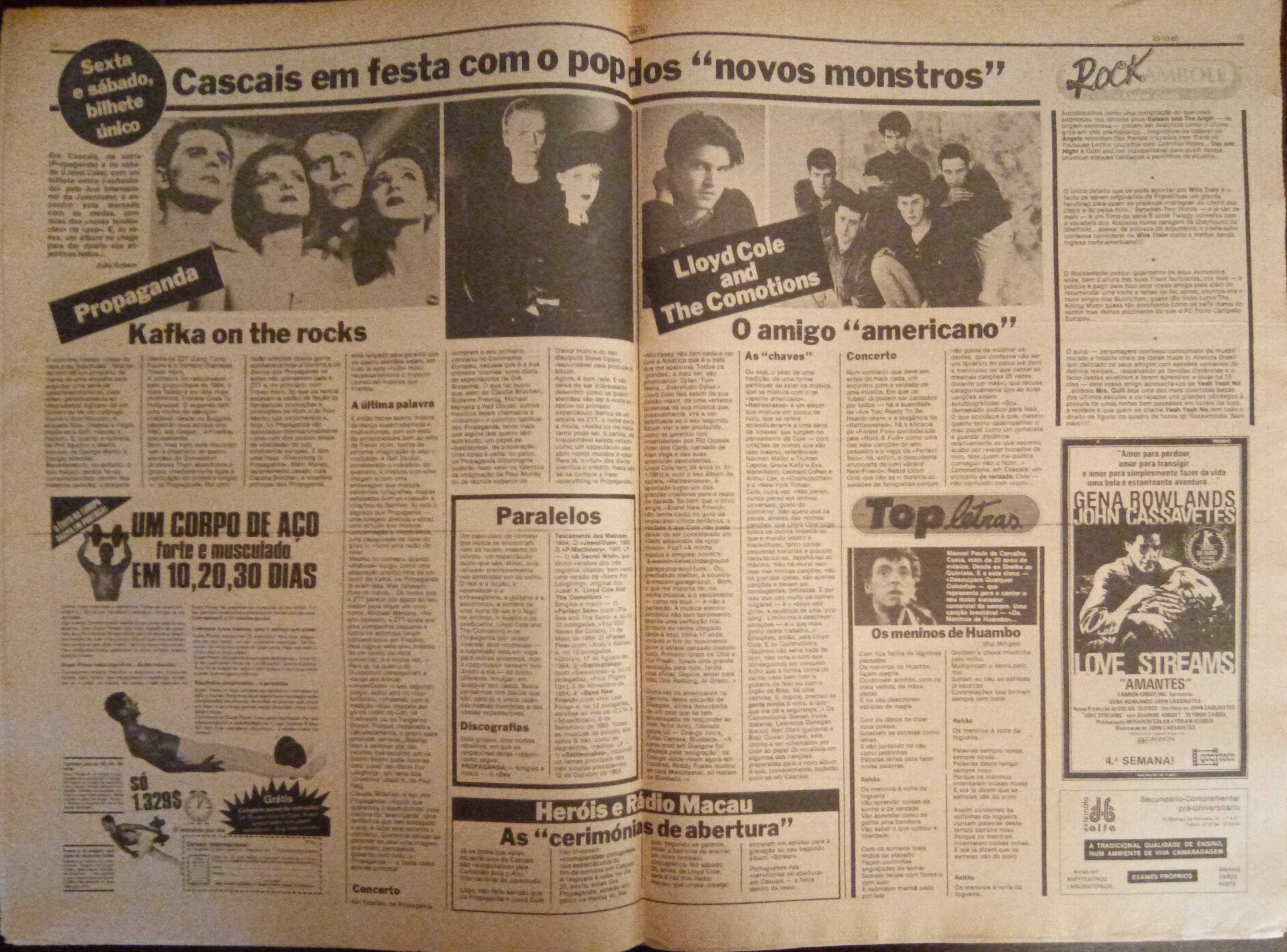 José Afonso	- - -		Se7e - nr. 385	- - - - -	Jornal