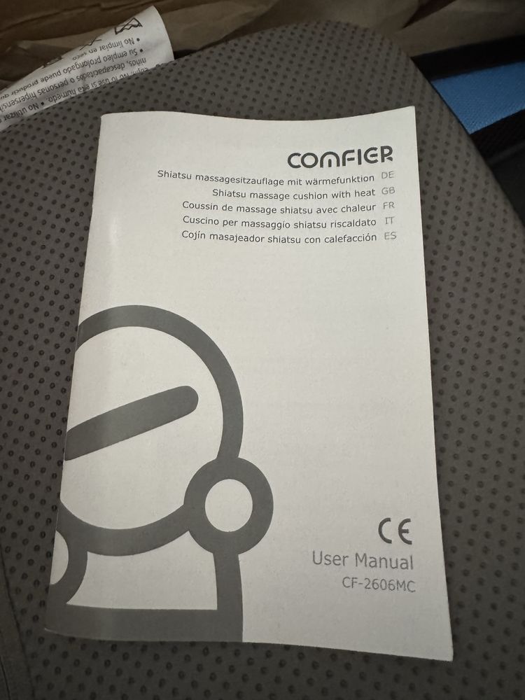 Mata masująca Comfier intensywny masaż z pilotem nowe okazja!