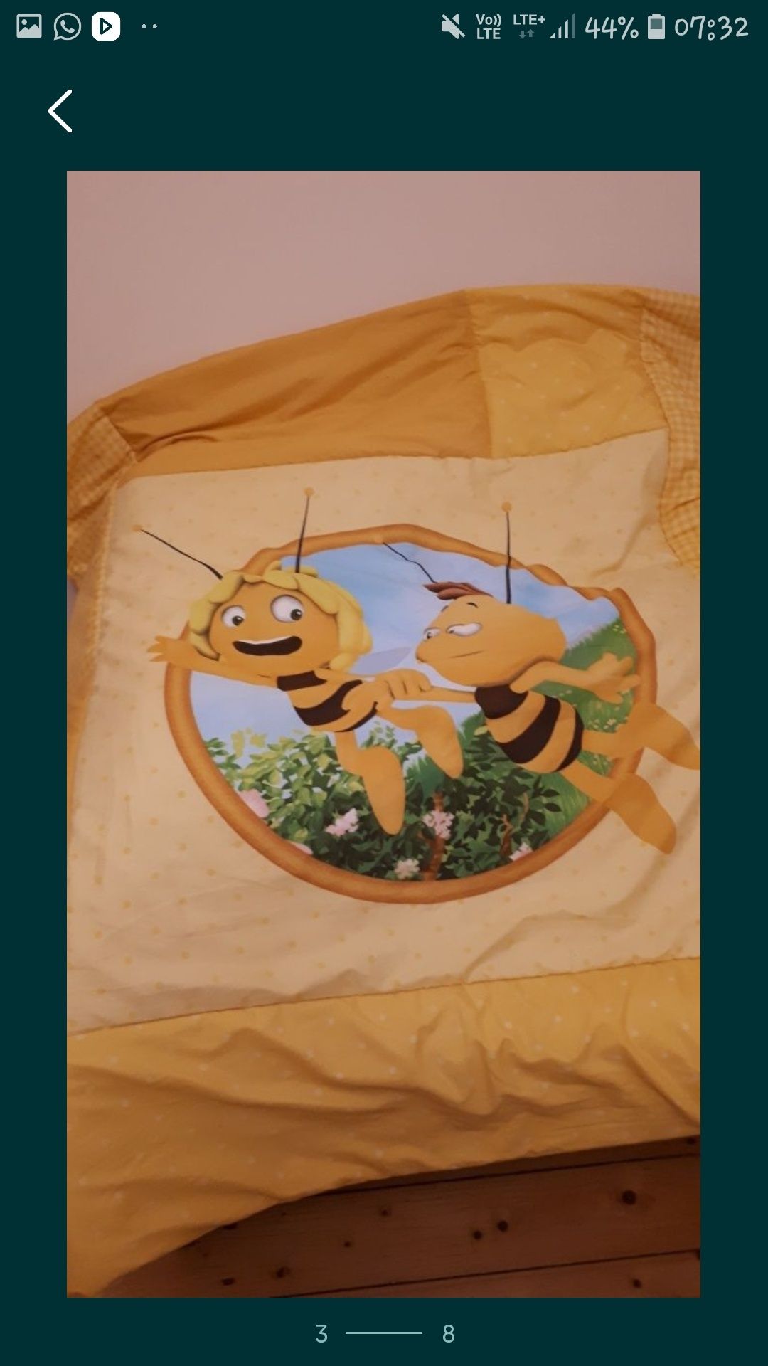 narzuta mata kołderką pszczółka Maja i Gucio dziecieca